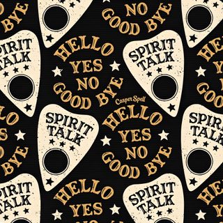 Alexander Mcqueen Scarf, Alexander Mcqueen Halloween Ouija Planchette Alexander Mcqueen Scarf, Alexander Mcqueen, gray
