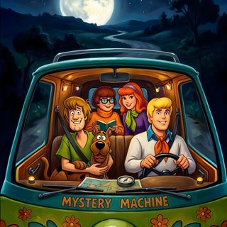 the mystery machine movie poster featuring three people in a car with a full moon behind them Halloween Scooby Doo Scooby Doo Movie, Scooby Doo Images, Old School Cartoons, Cartoon Crazy, dark slate gray