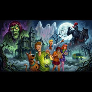 an image of cartoon characters in the dark Scooby Doo Halloween 1920x1080 Scooby Doo Pictures, Morning Cartoon, Saturday Morning Cartoons, black