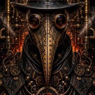 a steampunked bird wearing a top hat and jacket with clocks in the background Halloween Steampunk Steampunk Images, Back Piece Tattoo, Pieces Tattoo, Back Pieces, High Resolution, black