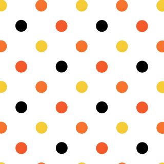 an orange, black and white polka dot pattern on a white background that is seamlessly Halloween Polka Dot Orange Polka Dot Background Aesthetic, Orange And White Polka Dot Background, Fall Polka Dot,