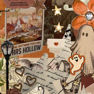 an altered collage with pumpkins, paper and other things on it's surface Aesthetic Retro Vintage Halloween Iphone Autumn Phone, Halloween Iphone Backgrounds, Halloween Backgrounds, sienna