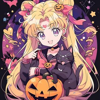 Sailor Moon Sailor Stars, Sailor Moon Halloween, Sailor Moons, Sailor Mini Moon, Sailor Moon Stars, Arte Sailor Moon, Sailor Moon Fan Art, Sailor Moon Aesthetic, Anime Halloween Sailor Moon Halloween Sailor Moon Sailor Stars, Sailor Moon Halloween, Sailor Moons, dim gray