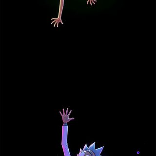 rick and mort in the dark with neon lights above them, as if they were floating on Rick And Morty Halloween Rick And Morty, Wubba Lubba Dub Dub, Minimal, Neon, Hd Backgrounds, Downloads, black