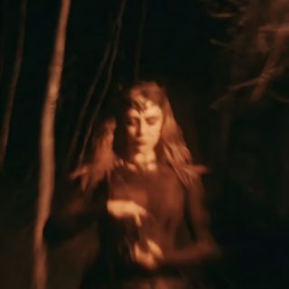 a man standing in the woods with his hands out and looking at something behind him Halloween Wanda Wanda Darkhold, Wanda Background, Scarlett Witch Aesthetic, Wanda Aesthetic, black