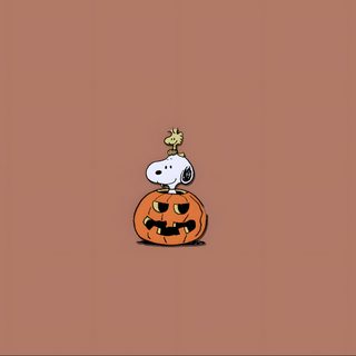 a cartoon character sitting on top of a pumpkin Snoopy Halloween Ipad Fall Snoopy Desktop, Desktop, Snoopy, Snoopy Halloween Computer, indian red