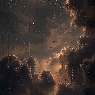 the sky is full of rain and clouds as it passes by in front of a full moon Rainy Halloween Night Sky Aesthetic, Beautiful Art, dark slate gray
