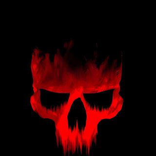 a red skull with flames on it's face is shown in the middle of a black background Halloween Red Skull Skull Rose Tattoos, Marshmello, Hd Dark, Whatsapp Hd, Scary, Crazy, black