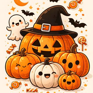 a bunch of pumpkins that are sitting next to each other Pumpkin Halloween Images Of Halloween Pumpkins, Pumpkin Halloween Cartoon, Halloween Color Palette, linen