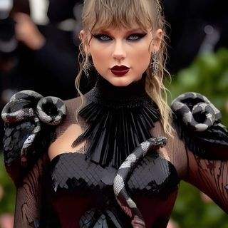 taylor swift is wearing an elaborate black dress Halloween Taylor Swift Taylor Swift Reputation Photos, Taylor Swift Big Reputation, Taylor Swift Pics Reputation, dark slate gray