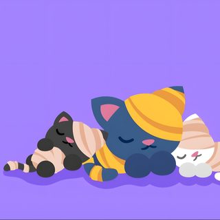 several cartoon cats laying on top of each other in the middle of a purple background Adopt Me Halloween Cute Adopt Me Backgrounds, Kawaii Adopt Me Pets, Adopt Me Halloween 2020, medium purple