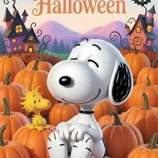 a cartoon dog sitting on top of a pile of pumpkins Peanuts Halloween With Pumpkins Happy Halloween Peanuts Images, Happy Halloween Images Snoopy, Happy Halloween Snoopy Peanuts Gang, peru
