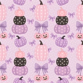 a purple and pink pattern with pumpkins on it Pink And Purple Halloween Pink Pumpkin Pattern, Pink Pumpkin Pattern Background, Pastel Pumpkins Repeat Background, gainsboro