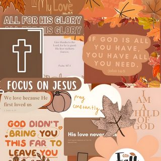 a collage of thanksgiving cards with the words jesus on them God Halloween Preppy Aesthetic Thanksgiving, Thanksgiving For Girls, Thanksgiving Background Bible Verse, peru
