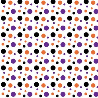 an orange and purple polka dot pattern on a white background, with black dots in the center Halloween Polka Dot Halloween Texture, Canvas Background Ideas, Halloween Pattern, white