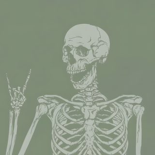a drawing of a skeleton with two hands in it's right hand and one arm extended Aesthetic Sage Green Halloween Green Asthetics Iphone, Phone Backgrounds Green Aesthetic, Sage Iphone Aesthetic, gray