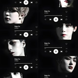 many different images of people with headphones in their ears and earbuds on Ateez Halloween Ateez Hala Hala, Halateez, Ateez Halloween, Ateez Themed, Ateez Ideas, Ateez Design, black