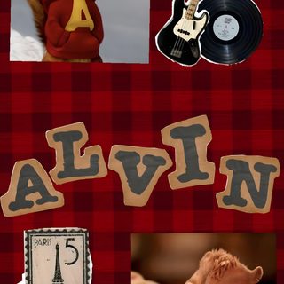 the chipmuns are all in this collage with their name and pictures on them Alvin And The Chipmunks Halloween maroon