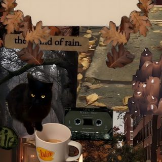 a collage of pictures with pumpkins, candles and a cat Halloween Gilmore Halloween, Gilmore Girls, Iphone, Collage, Fall Winter, dark olive green