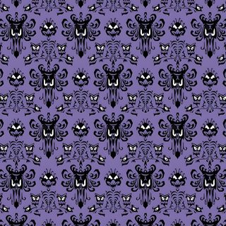 a purple background with black and white designs Haunted Mansion Halloween Haunted Mansion Iphone, The Haunted Mansion, Disney Haunted Mansion, slate gray