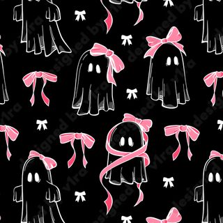 a black background with pink and white ghost heads Coquette Halloween Laptop Halloween Backdrop, Halloween Images, Pink Halloween, Spooky Designs, black