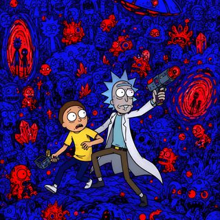 Rick And Morty Wallpaper, Rick And Morty, Free Prints, Cover Art, Iphone Rick And Morty Halloween Rick And Morty, Free Prints, Cover Art, Iphone, midnight blue