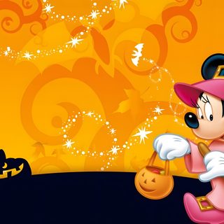 a mickey mouse halloween wallpaper with pumpkins Mickey Mouse Halloween 4k Minnie Halloween, Disney Halloween Pc, Free Disney Halloween, dark orange