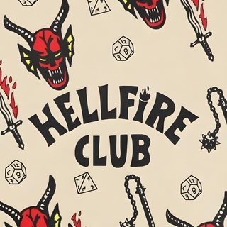 the hellfire club logo is surrounded by skulls, swords and skull heads on white paper Stranger Things Halloween Dessin Moto, Stranger Things Kids, Stranger Things Poster, wheat
