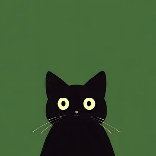 a black cat with green eyes sitting on the ground in front of a green background Halloween Black Cat Green Cat Chromebook, Black Cat Green Background, Black Cat Laptop,