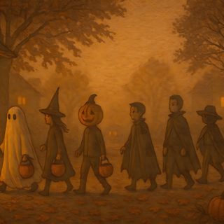 Get in the Halloween Spirit with This Halloween Night in Suburban Streets image!  Specifically designed for your Samsung "The Frame" Tv, simply add this to your art collection with the Smart Things App (No Mat).  By Selecting the "No Matt" option, it will display perfectly on your tv!  Once on your Tv, you can Swipe up on the image and add a mat later if you would like! Halloween Fright Night, Halloween Street, Vintage Halloween Art, Art Halloween, Halloween Artwork, Scary Pumpkin, Halloween Painting, Halloween Images, Halloween Haunted Houses Samsung Tv Halloween Halloween Fright Night, Halloween Street, Vintage Halloween Art, saddle brown