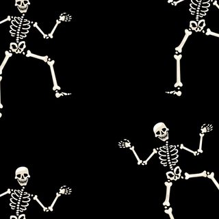 a black and white skeleton pattern with many skeletons in the air, all on one side Halloween X-ray - Tan & Black Skeleton Pattern, Backgrounds Skeleton, Skeleton Iphone, Spooky Skeleton,