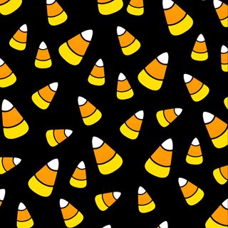 an orange and yellow candy corn pattern on a black background Candy Corn Halloween Fall Doodle Black Yellow Halloween, Candy Corn Black, Candy Corn Black Background,