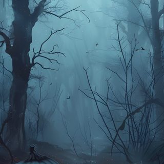a halloween pumpkin in the woods on a foggy night Spooky Spooky Halloween Scary Scary Backgrounds Aesthetic, Halloween Dark, Spooky Halloween, dark slate gray