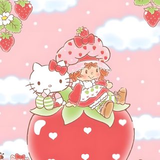 Wallpaper Cantik Iphone, Strawberry Shortcake Cartoon, Images Hello Kitty, Pink Wallpaper Hello Kitty, Hello Kitty Backgrounds, Wallpaper Doodle, Hello Kitty Art, Sanrio Wallpaper, Kitty Wallpaper Strawberry Shortcake Halloween Cantik Iphone, Strawberry Shortcake Cartoon, Images Hello Kitty, pink