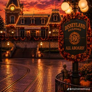 the entrance to disneyland's halloween wonderland at night with pumpkins and jack o lantern decorations Disney Halloween Iphone maroon