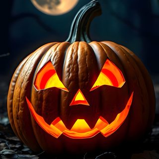 a carved jack o lantern in front of a full moon Halloween Pumpkin 4k Cute Halloween For Android, October 4k, Spooky Halloween Iphone, black