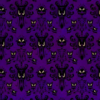 a purple background with black and white cats on it, all in the same pattern Haunted Mansion Halloween Haunted Mansion Zoom Background, Haunted Mansion Virtual Background, Haunted Mansion Hearse Ipad, midnight blue