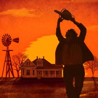 a man walking across a field with a hat on his head and windmill in the background Texas Chainsaw Man Movie Halloween Texas Chainsaw, Texas Chainsaw 1974, The Originals, saddle brown