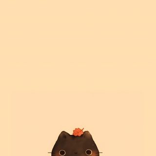 a black cat laying on top of a pile of pumpkins Cute Cat Halloween Cartoon Cozy Fall Backgrounds, Cute Fall, Cute Cat Fall Background, navajo white