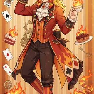a cartoon character with an orange outfit and top hat, holding his hands up in the air Rengoku Halloween Demon Slayer, Mens Hairstyles, Geek Stuff, peru