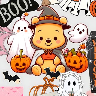 a bunch of halloween stickers on a white background Cute Halloween For Boys Iphone, Halloween, wheat