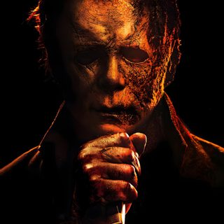 a man holding a knife in front of his face Halloween 2018 Michael Myers Halloween Kills 4k, Halloween Kills Michael Myers, Halloween Movie 4k, black