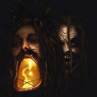 a man with long hair and makeup has his mouth open to reveal a glowing light Wwe Halloween Bray Wyatt Painting, Bray Wyatt Deviantart, Wyatt Family, Bray Wyatt, black