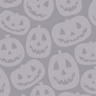 a lot of jack o lantern pumpkins on a gray background seamless wallpaper Halloween Loving Llamas - Grey Stripes dark gray