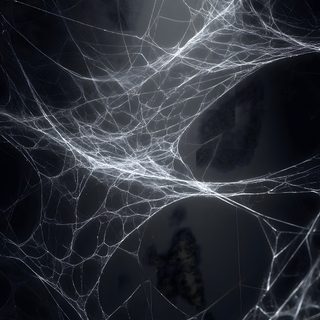 an abstract black and white photo with lines in the middle, on a dark background Spider Web Halloween Spider Effect, Black Abstract 4k, Dark Fantasy Texture, Mesh Texture Png,