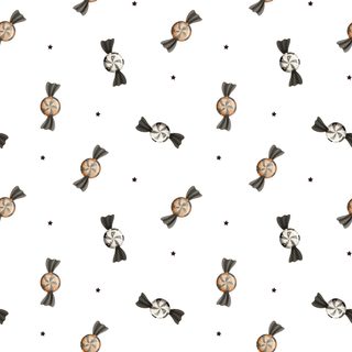a white background with black and brown cats Halloween Fabric Candy Halloween Design Holiday Symbols, Borders And Frames, Unique Halloween, white