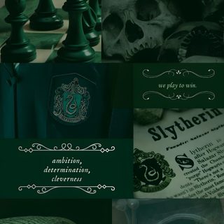 the harry potter book cover is shown in green and black, with skulls on it Slytherin Halloween Slytherin Halloween, Green Slytherin Aesthetic, Harry Potter Slytherin, black