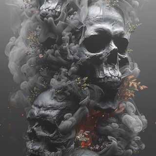 Skull Wallpaper, Art Wallpaper Iphone, Art Wallpaper, Iphone Wallpaper Halloween Thorny Skulls Warm Gray Skull, Art Iphone, Art, Iphone,