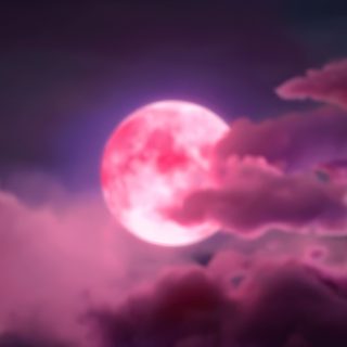 the full moon is seen through clouds in this artistic photo taken on an overcast day Pink Halloween Gif Gif Background, Couverture Facebook, Rosé Gif, Halloween Gif, dark slate gray