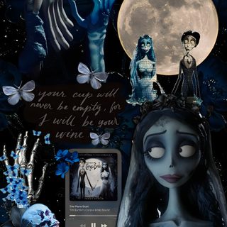 the corpse bride is surrounded by skeletons and flowers Halloween Iphone Corpse Bride Halloween Corpse Bride, Corpse Bride Background, Corpse Bride Lockscreen, black